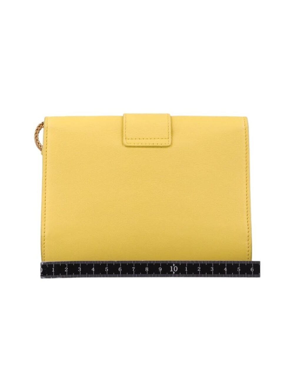 ★SOLD★ Saint Laurent Yves Laurenty Line Yellow Leather Messenger - Picture 2 of 15